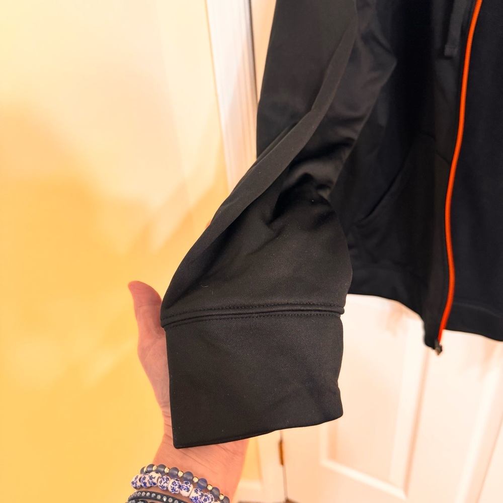 NHL Philadelphia Flyers Black and Orange Zip up hooded jacket.  Size XL - Picture 11 of 13
